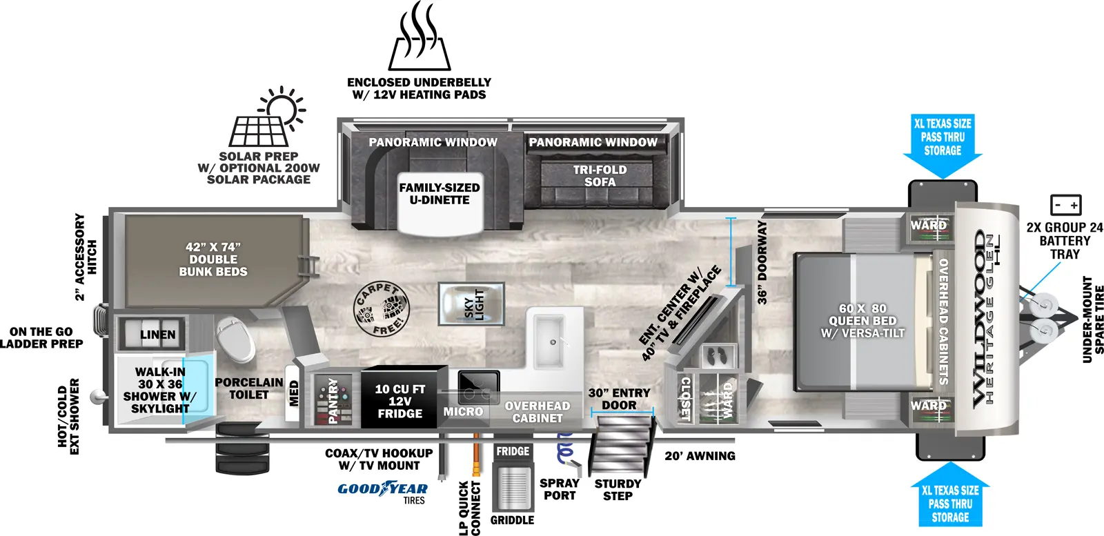 2024 26BHHL Floorplan